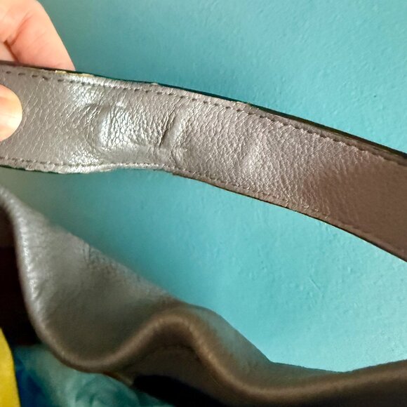 Marc by Marc Jacobs Standard Supply Workwear Leather Gray Slouchy Hobo Bag - Picture 16 of 16